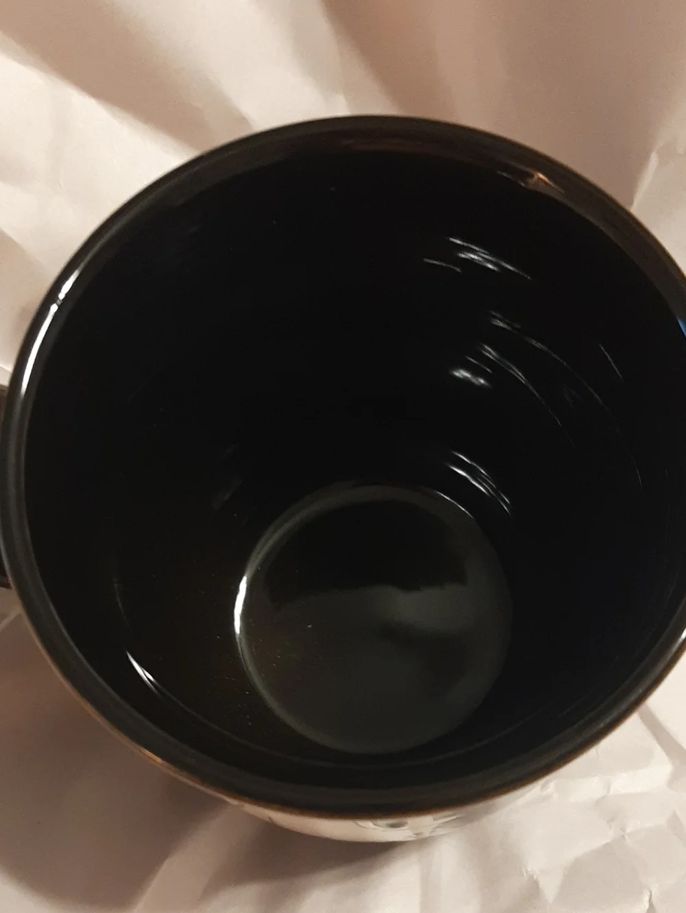 Eli & Ana Handpainted Brown Ghost Ceramic Mug - NWT